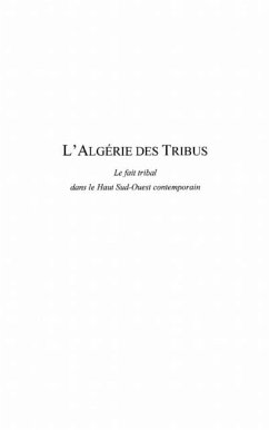 L'algerie des tribus - le fait tribal dans le haut sud-ouest (eBook, PDF)
