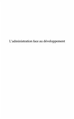 L'administration face au developpement (eBook, PDF) L'administration face au developpement (eBook, PDF)