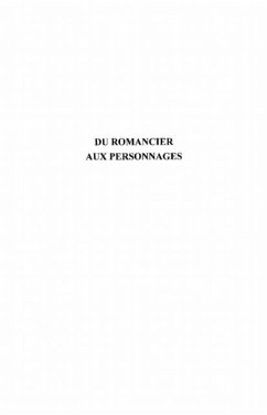Du romancier aux personnages - elements didactiques pour l'e (eBook, PDF)