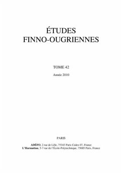 Cover Etudes finno-ougriennes (eBook, PDF)