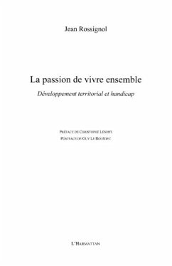 La passion de vivre ensemble - developpement territorial et (eBook, PDF)
