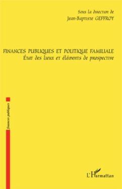 Finances publiques et politique familiale - etat des lieux e (eBook, PDF)