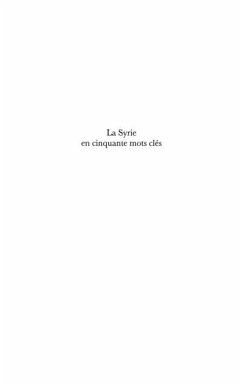 Syrie en cinquante mots cles La (eBook, PDF)