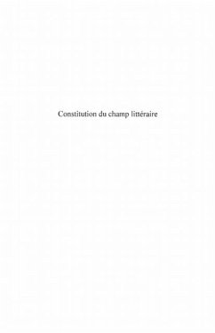 Constitution du champ litteraire (eBook, PDF)