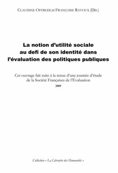 La notion d'utilite sociale au defi de son identite - dans l (eBook, PDF)