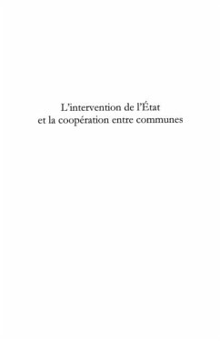 L'intervention de l'etat et la cooperation entre communes (eBook, PDF) - Matthieu Houser