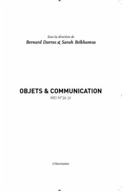 Cover Objets et communication (eBook, PDF)