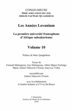 Les annees lovanium (tome 1) - la premiere universite franco (eBook, PDF)