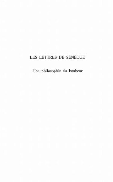 LES LETTRES DE SENEQUE (eBook, PDF) LES LETTRES DE SENEQUE (eBook, PDF)