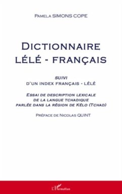 Cover Dictionnaire lele-francais suivi index (eBook, PDF)