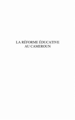 La reforme educative au cameroun - regard sur les activites (eBook, PDF)