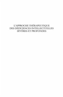 L'approche therapeutique des deficiences intellectuelles sev (eBook, PDF) L'approche therapeutique des deficiences intellectuelles sev (eBook, PDF)