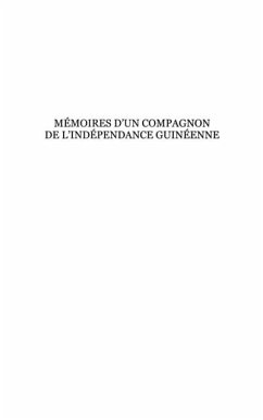 Memoires d'un compagnon de l'independance guineenne (eBook, PDF)