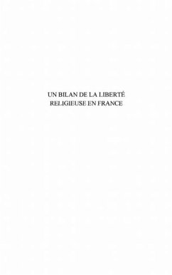 Un bilan de la liberte religieuse France (eBook, PDF)