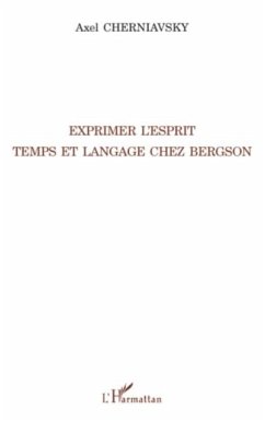 Cover Exprimer l'esprit - temps et langage chez bergson (eBook, PDF)