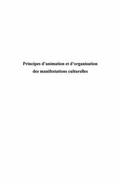 Principes d'animation et d'organisation des manifestations c (eBook, PDF)