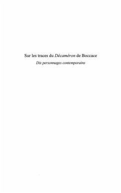 Sur les traces du decameron deBoccace (eBook, PDF)