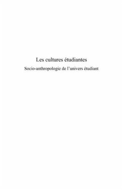 Cover Les cultures etudiantes - socio-anthropologie de l'univers e (eBook, PDF)
