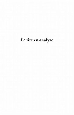 Le rire en analyse (eBook, PDF) Le rire en analyse (eBook, PDF)