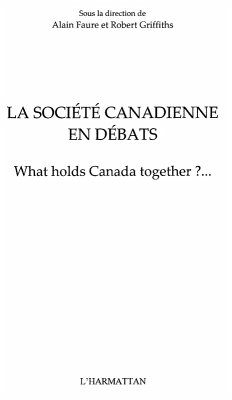 Cover La societe canadienne en debats - what holds canada together (eBook, ePUB)