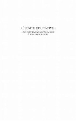 Reussite educative : - une experimentation sociale a romans- (eBook, PDF) - Pourtier Cellier