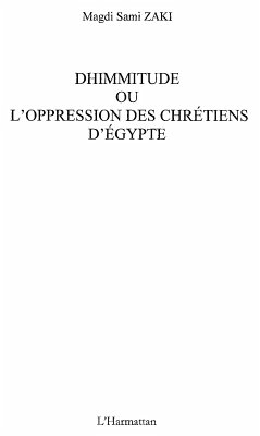 Cover Dhimmitude ou l'oppression deschretiens (eBook, ePUB)