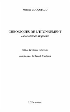 Cover Chroniques de l'etonnement - de la scien (eBook, ePUB)