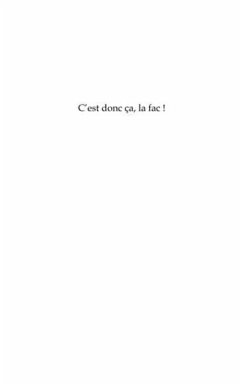 Cover C'est donc ca, la fac ! - nouvelles (eBook, PDF)