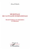 Decryptage de l'actualite internationale (eBook, ePUB)