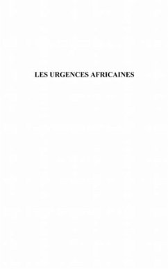 Les urgences africaines - reecrire l'his (eBook, PDF)