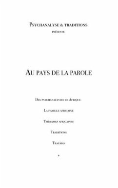 Psychanalyse et traditions : Au pays de la parole (eBook, PDF)