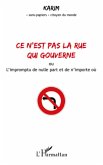 Ce n'est pas la rue qui gouverne (eBook, ePUB)