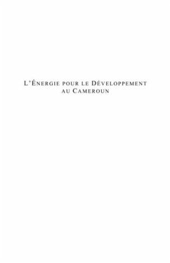 L'energie pour le developpement au cameroun (eBook, PDF)