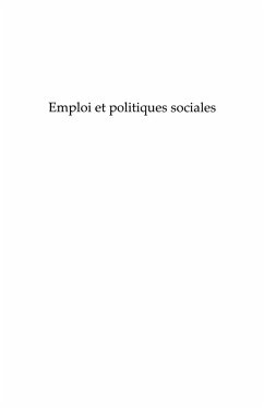 Emploi et politiques sociales (tome ii) - trajectoires d'emp (eBook, ePUB)