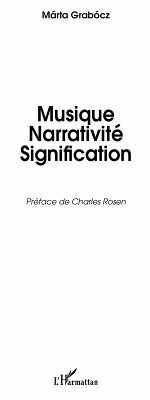 Cover Musique, narrativite, signification (eBook, ePUB)