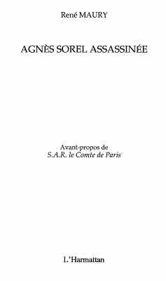Cover Agnes Sorel assassinee (eBook, ePUB)