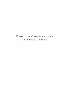 Droit des organisations internationales (eBook, ePUB)