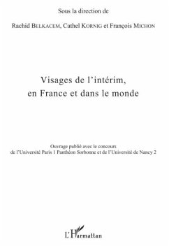 Visages de l'interim en france et dans le monde (eBook, PDF)