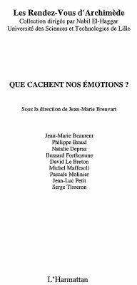 Que cachent nos emotions (eBook, ePUB) - Breuvart Jean-Marie
