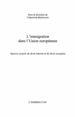 L'immigration dans l'union europeenne - (eBook, ePUB) L'immigration dans l'union europeenne - (eBook, ePUB)