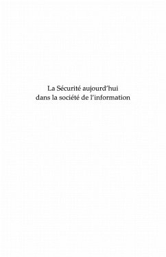 Cover Securite aujourd'hui societe information (eBook, ePUB)