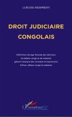 Droit judiciaire congolais - definitions de lege ferenda des (eBook, ePUB)