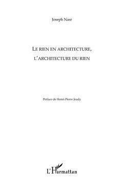 Le rien en architecture, l'architecture du rien (eBook, ePUB)