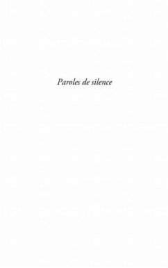Cover Paroles de silence (eBook, PDF)