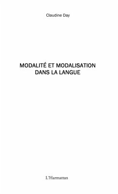 Cover Modalite et modalisation dansla langue (eBook, ePUB)