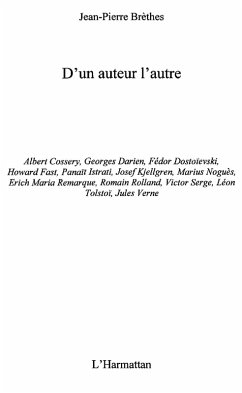 D'un auteur l'autre (eBook, ePUB) - Jean