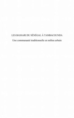 Les bassari du senegal A tambacounda - une communaute tradit (eBook, PDF)