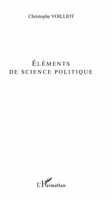 Elements de science politique (eBook, PDF)
