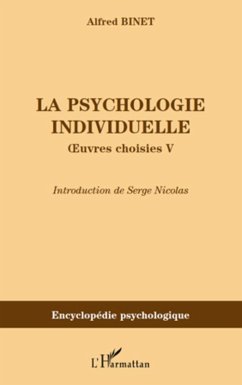 Cover La psychologie individuelle - ouvres choisies v (eBook, ePUB)