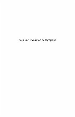 Cover Pour une revolution pedagogique (eBook, ePUB)